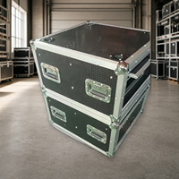 Flight case 2U 3U 4U 6U 19 pouces pour amplificateur avec porte coulissante pour équipement audio de tournée OEM ODM