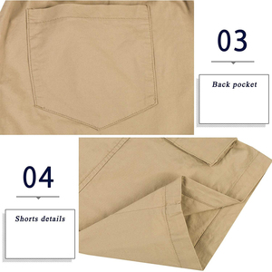 Nouveau design OEM, shorts cargo pour hommes avec ceinture élastique, respirants et confortables pour les aventures en plein air et le quotidien - Product Image 5