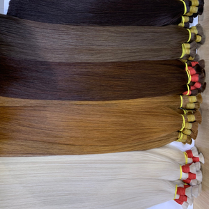 Venta al por mayor de fábrica de cabello liso vietnamita personalizado a granel, extensiones de alta calidad en color rubio con longitud de 10 a 34 pulgadas - Product Image 6