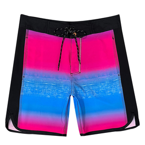Wholesale Top Selling Men Casual <b>Waterproof</b> Spandex/Cotton Solid Quick Dry Breathable Elastic Waist Mid Pockets Beach <b>Shorts</b> - Product Image 3
