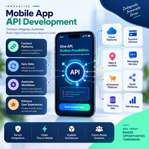 การพัฒนาแอปพลิเคชันมือถือแบบ REST API ที่ปรับแต่งได้สำหรับตรรกะธุรกิจ, การเชื่อมต่อฐานข้อมูล, การชำระเงิน, CRM, ERP, บริการคลาวด์ และ - Product Image 3
