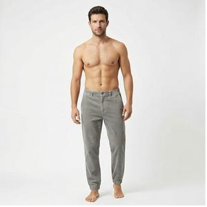 Pantalons décontractés en velours à rayures rétro pour hommes Pantalons de sport amples Pantalons en velours côtelé pour hommes Pantalons formels pour hommes - Product Image 1