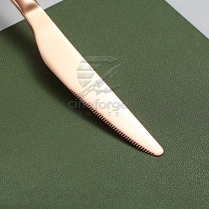 Ensemble de couverts en acier pour toutes les occasions, ensemble de couverts de couleur unie, ensemble de couverts avec logo personnalisé - Product Image 6