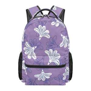 Personnalisation exclusive, sacs à dos pour femmes et hommes, design plage Naupaka, tous âges, impression à la demande, sacs à dos pour adolescents, sacs d'école - Product Image 1