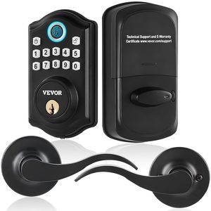 Maniglie a 2 livelli con accesso senza chiave con blocco elettronico del catenaccio Password Anti-sbirciatura 300 agli utenti la capacità dell'impronta digitale/tastiera Smart Lock - Product Image 1