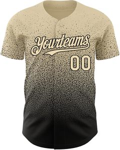 Camisetas de Béisbol Personalizadas con Degradado, Camisetas Deportivas Bordadas, Uniformes de Equipo con Botones para Hombres, Mujeres, Jóvenes y Niños - Product Image 3