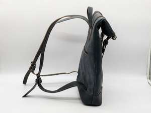 Genuine Leather Roll Top <b>Backpack</b> Mens <b>Work</b> <b>Laptop</b> Bag Cowhide Travel Rucksack Professional Utility Gear LTBP-0124 - Product Image 4