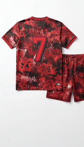 Ensemble Maillot et Short de Volleyball Hexagonal Bordeaux Personnalisé en Gros – Tenue d'Équipe OEM Anti-Transpiration par Sublimation pour Activités Sportives - Product Image 2