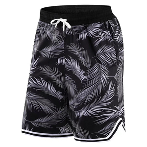 Pantalones Cortos de Baloncesto Personalizados de Verano, de Secado Rápido, de Poliéster, Negros para Hombre, con Logotipo Personalizado Impreso, de Malla, con Bolsillos - Product Image 3