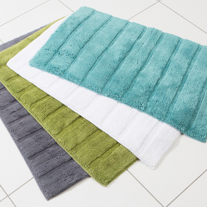 พรมปูพื้นห้องน้ำแบบหนา 1800 GSM ผลิตด้วยเครื่องจักร เป็นมิตรกับสิ่งแวดล้อม ด้านหลังเป็นซิลิโคน ขนาด 50x80 ซม. สำหรับห้องนั่งเล่น ลดราคาพิเศษ - Product Image 3