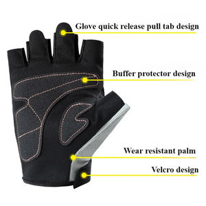 Gants de moto pour hommes, gants de cyclisme mi-doigts pour l'été, les activités de plein air et le tir, gants tactiles pour moto, vente chaude - Product Image 3