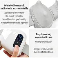 Masseur électrique pour le cou à faible bruit, pression des doigts à 4 points, prise en charge ergonomique 3D pour les utilisateurs d'ordinateur, soulagement du stress, marque IHOCO