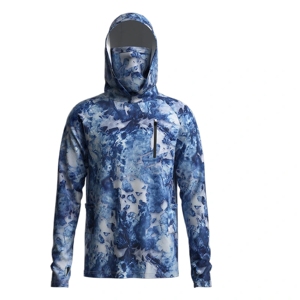 Camisas de Pesca con Capucha y Manga Larga para Hombre, Transpirables, con Logotipo Personalizado, 100% Poliéster, Impresión por Sublimación - Product Image 2