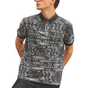 Polo brodé en coton pur à manches courtes pour homme, col à revers, nouvelle collection automne-hiver 2026, personnalisable OEM - Product Image 1