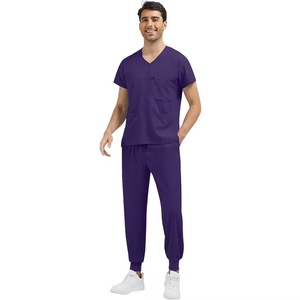 Uniformes Médicos para Hombre, Uniforme Quirúrgico con Cintura Elástica, Conjunto de Uniforme Quirúrgico para Veterinarios, Batas Quirúrgicas para Hospital, Accesorios para Enfermeras, Disfraz de Médico - Product Image 1