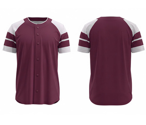 เสื้อเบสบอลโพลีเอสเตอร์พรีเมียมสำหรับงานซับลิเมชั่น – เสื้อซับลิเมชั่นน้ำหนักเบาพร้อมโลโก้และหมายเลขแบบกำหนดเอง |   โพลีเอสเตอร์ที่ระบายอากาศได้ดี - Product Image 5