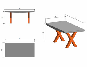 Table à manger ronde moderne en béton, légère et durable, pour la décoration intérieure du salon 2026 - Offre Spéciale - Product Image 6