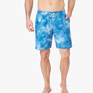 <b>High</b> Quality Custom Design Men's Casual Shorts Solid Pattern Embroidered Front Oxford Fabric <b>Knee</b> Length Anti-Wrinkle - Product Image 4