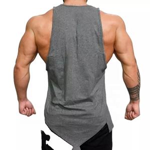 Camiseta sin mangas de algodón de verano para hombre, Fitness Camiseta de punto para gimnasio transpirable, venta al por mayor, diseño sin mangas personalizado superventas - Product Image 2