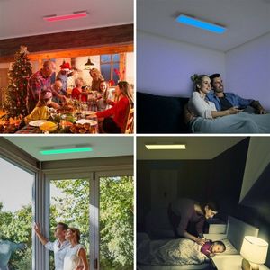 ไฟเพดาน LED RGB 18W รุ่นใหม่ พร้อมรีโมทคอนโทรล สำหรับห้องนอน ห้องนั่งเล่น สำนักงาน (IP44 สีฟ้า) - Product Image 5