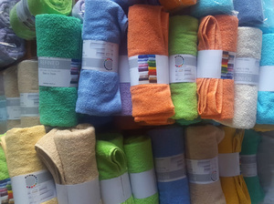 Serviettes de bain jetables en coton biologique doux, haute absorption pour salle de bain et cuisine, épaisses, très absorbantes, couleur unie, longue durée - Product Image 4