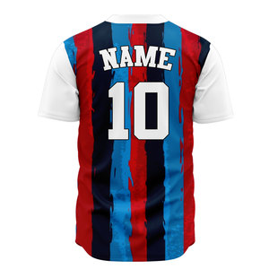 High Quality Baseball Wear Sports Uniform Blank Baseball Jersey Wholesale Sublimated Men Youth Softball Shirt Custom Team Kit - Product Image 2