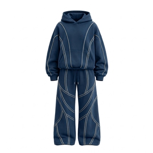 Conjunto Deportivo Azul Marino para Hombre con Chaqueta a Juego para Distribuidores Mayoristas para Compradores de EE. UU. - Product Image 4