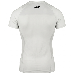 Customized Sublimated Men's Short Sleeve Rash Guard Black Quick Dry Performance Shirt Front Logo <b>Print</b> - Product Image 2