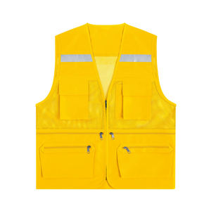 Gilet de sécurité haute visibilité en gros à bas prix, sur mesure, couleur unie, vêtements de travail à vendre - Product Image 2