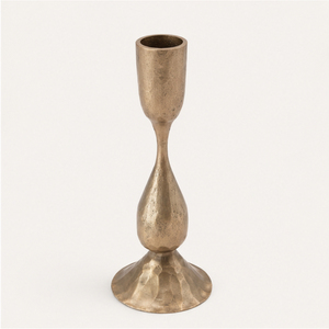 Handcrafted Antique <b>Brass</b> Iron Taper Candle <b>Holders</b> Iron <b>Candlestick</b> Set for Home Decor & Festive Dining Table Ornaments - Product Image 5