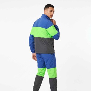 Chándal de nailon reflectante 3M personalizado OEM para hombre, cortavientos con rayas blancas para hombre - Product Image 6