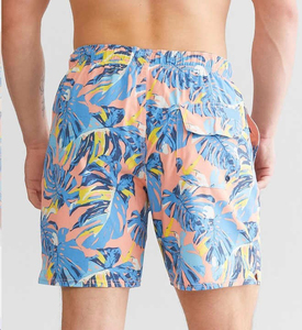 Pantalones Cortos Elásticos Personalizables de Punto Vintage para Hombre, de Alta Demanda, con Estampado por Descarga, Impermeables, Transpirables, de Secado Rápido y Lavables - Product Image 4