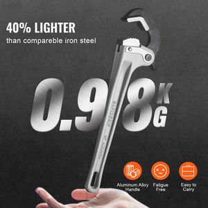 Chiave per Tubi in Alluminio da 14 Pollici con Regolazione Automatica della Fessura e Design Ergonomico per Facilitare i Lavori Idraulici - Product Image 3
