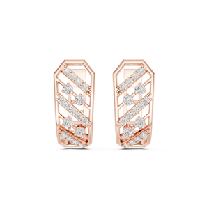 Pendientes de Oro Amarillo de 14K con Diamantes Cultivados en Laboratorio para Mujer, para Bodas, Nuevos Diamantes Cultivados - Product Image 3