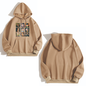 Sweat-shirt à capuche en tricot uni à manches longues pour femme, de haute qualité, style streetwear modeste, design crop top, hiver, 100% personnalisable - Product Image 4