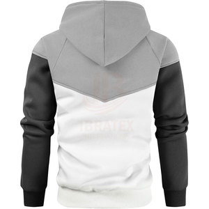 Sweat-shirt pour homme personnalisé de haute qualité, couleur unie, poches latérales, manches longues, vêtements décontractés, fabriqué au Pakistan - Product Image 2