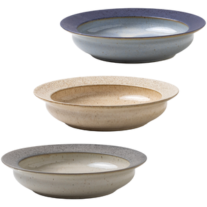Pebble COU 220mm Deep <b>Bowl</b>-Made in Japan Mino Ware Large Porcelain Celadon Soup and Noodle <b>Bowl</b> <b>Microwave</b> & Dishwasher Safe - Product Image 6