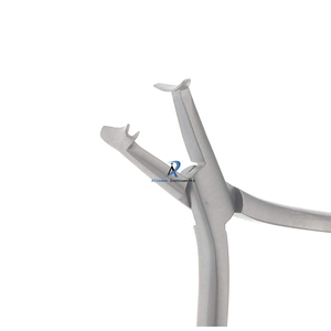 Dental Hammer Head Plier Ergonomic Manual Slim Design Serrated Tip NITI Cinch <b>Back</b> Wire Forming Orthodontic Instrument Tool - Product Image 2