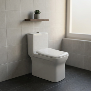 Modern Floor Mounted One Piece Siphonic <b>Ceramic</b> Toilet With Bidet For South American Residential Projects - Product Image 3