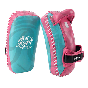 Factory Price Custom High Quality Leather Training Mma Boxing Curved Kick <b>Pads</b> Punching Muay Thai <b>Pads</b> - Product Image 1