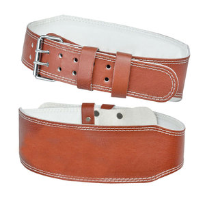 Leather Weightlifting <b>Belt</b> Lightweight with Adjustable Fit Strong Support Design and Professional Protection - Product Image 1