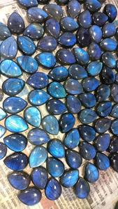 ลาบราดอไรต์สีน้ำเงินคุณภาพสูง 100% แท้ พร้อมคริสตัลสีฟ้าแบบคาโบชอง  หินพลังบำบัด จำหน่ายส่งจำนวนมาก - Product Image 4