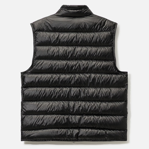 New Arrival Puffer Vest For Men's Zipper Up Warm Padded <b>Quilted</b> Stand Collar 400 Gsm Waistcoat Sleeveless Puffer Vest - Product Image 2