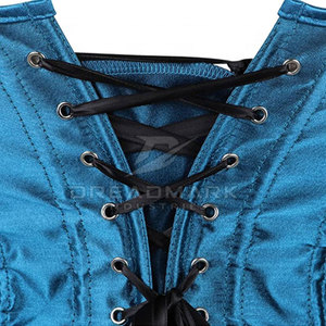 New Style Women's Plus Size Breathable Eco-Friendly Leather <b>Underbust</b> Corset with Comfortable Fit for Daily Use - Product Image 4