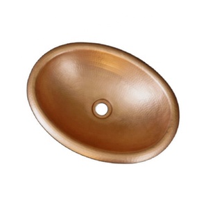 100% Pur Cuivre Évier De Luxe Double Paroi En Relief Bar Évier Sur Mesure Vente Directe Fabricant Grossiste Salle De Bains Application - Product Image 3