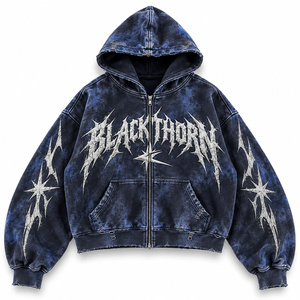 Sudadera con Capucha para Hombre, Estilo Vintage, Corte Regular, 100% Algodón Ecológico, Transpirable, con Estampado Digital, Tallas Grandes - Product Image 2