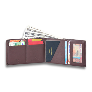 Classic Brown Genuine Leather <b>Mens</b> <b>RFID</b> Secure Bifold <b>Wallet</b> Chain Attached Waterproof Card Organizer Handcrafted Vintage <b>Wallet</b> - Product Image 5