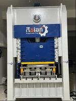 Presse à poinçonner automatique haute efficacité pour barquettes alimentaires 220V 15HP, machine pneumatique à deux cavités pour la fabrication de contenants en aluminium 50 PPM