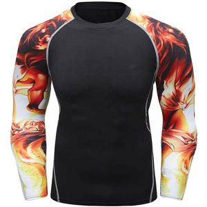 Rash <b>Vest</b> Surf Shirt Rush Guard Sun Protection Clothing <b>Men's</b> <b>Compression</b> Shirts UPF 50 Rash guard <b>Men</b> Rash Guards - Product Image 1