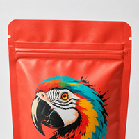 Sachet d'emballage imprimé sur mesure, petit doypack refermable avec fermeture éclair pour bonbons, snacks, poudres et produits secs